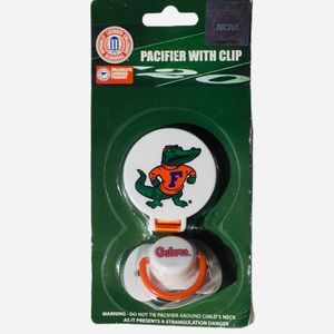 Florida Gator Vintage Albert Pacifier w/Clip